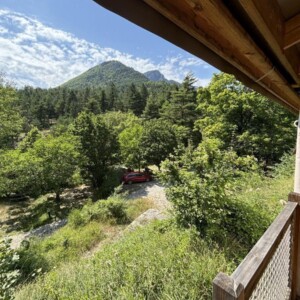 The view from the ecolodge