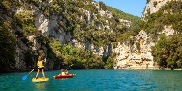 Canoë-kayak dans les Gorges du Verdon