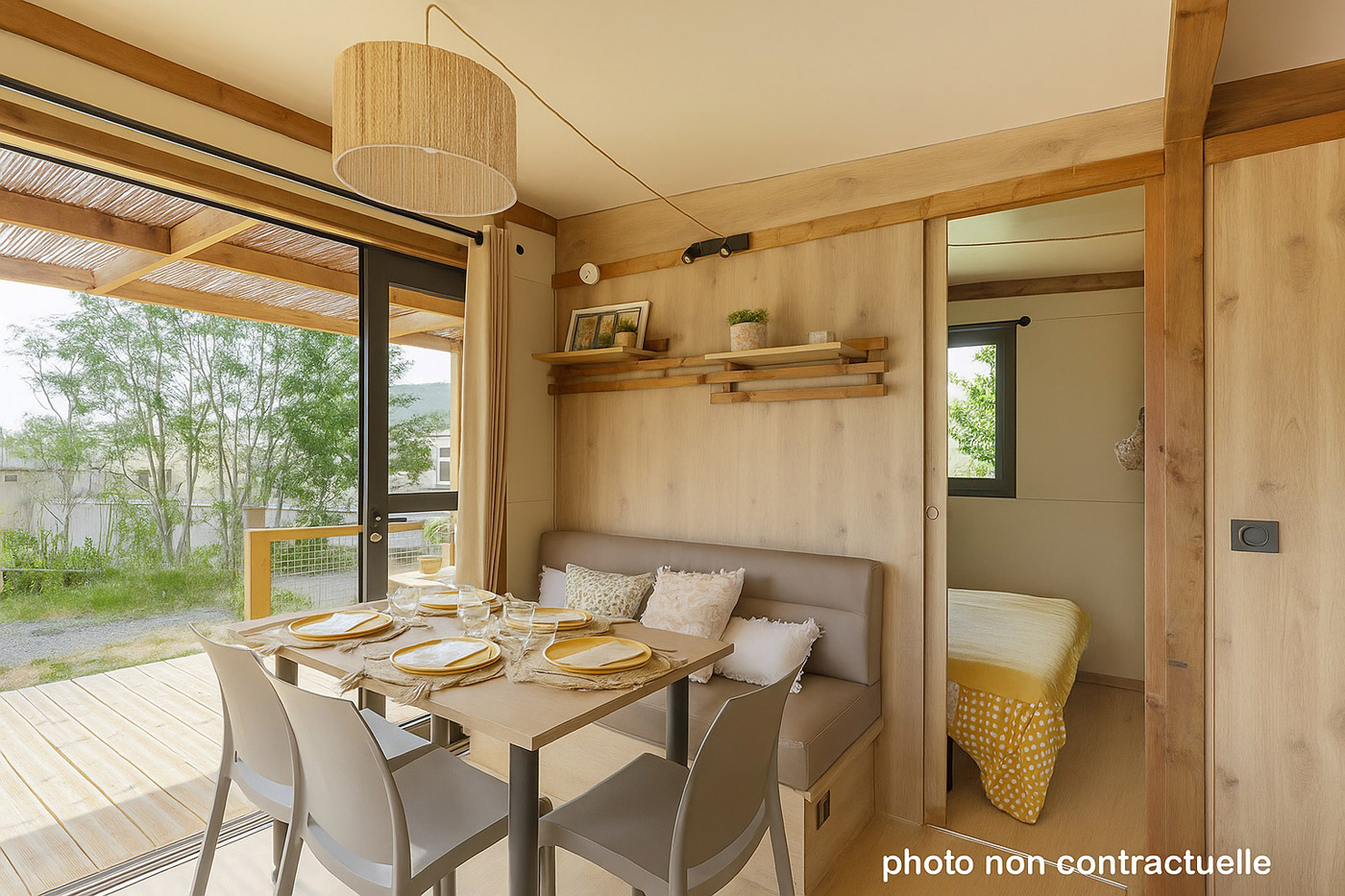 Chalet Évasion | 5 personnes Chalet 5 personnes | Camping Calme et Nature - Gorges du Verdon